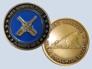 GM Rate Coin Gunner's Mate Insignia Challenge Coin