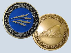 IT Rate Coin Information Systems Technician Insignia Challenge Coin