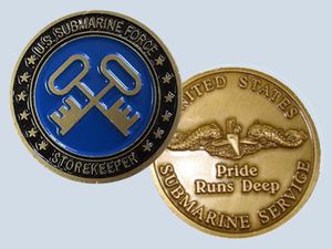 SK Rate Coin Storekeeper Insignia Challenge Coin
