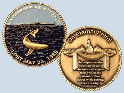 USS Squalus SS 192 Challenge Coin