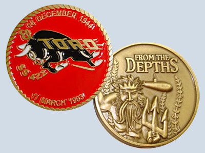 USS Toro SS 422 Challenge Coin
