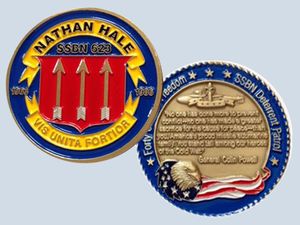 USS Nathan Hale SSBN 623 Challenge Coin