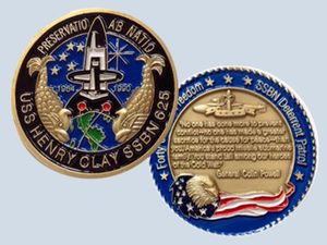 USS Henry Clay SSBN 625 Challenge Coin