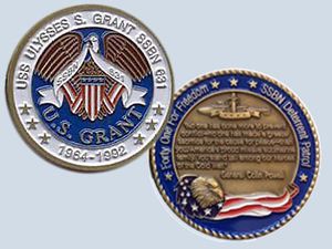 USS Ulysses S. Grant SSBN 631 Challenge Coin