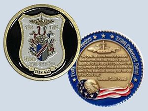 USS Von Steuben SSBN 632 Challenge Coin