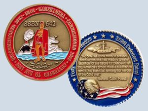 USS Kamehameha SSBN 642 Challenge Coin