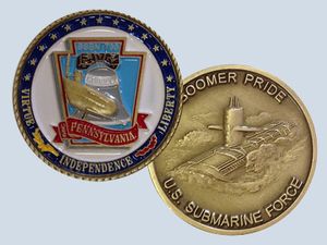 USS Pennsylvania SSBN 735 Challenge Coin