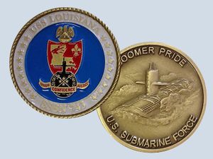 USS Louisiana SSBN 743 Challenge Coin