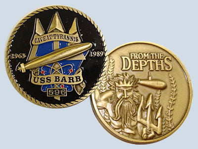 USS Barb SSN 596 Challenge Coin
