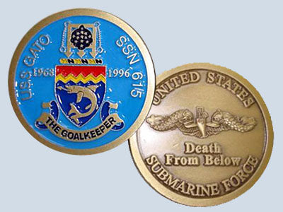 USS Gato SSN 615 Challenge Coin