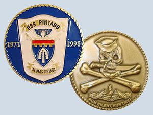 USS Pintado SSN 672 Challenge Coin