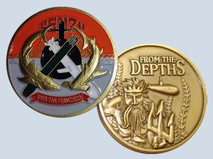 USS San Francisco SSN 711 Challenge Coin