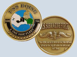 USS Boise SSN 764 Challenge Coin