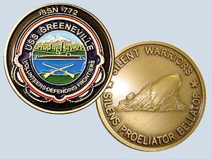 USS Greeneville SSN 772 Challenge Coin
