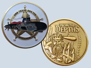 USS Texas SSN 775 Challenge Coin