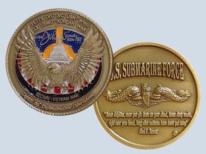 USS John Warner SSN 785 Challenge Coin