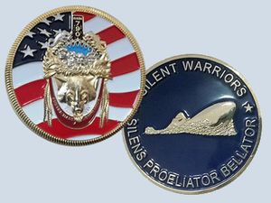 USS South Dakota SSN 790 Challenge Coin
