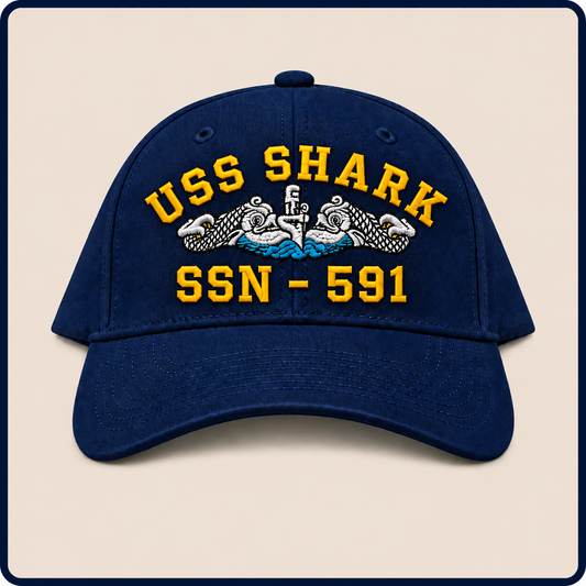 USS SHARK SSN-591 HAT approved boat mockup
