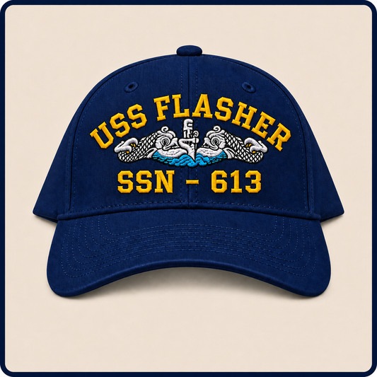 USS FLASHER SSN-613 HAT approved boat mockup