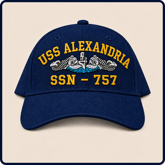 USS ALEXANDRIA SSN-757 HAT approved boat mockup