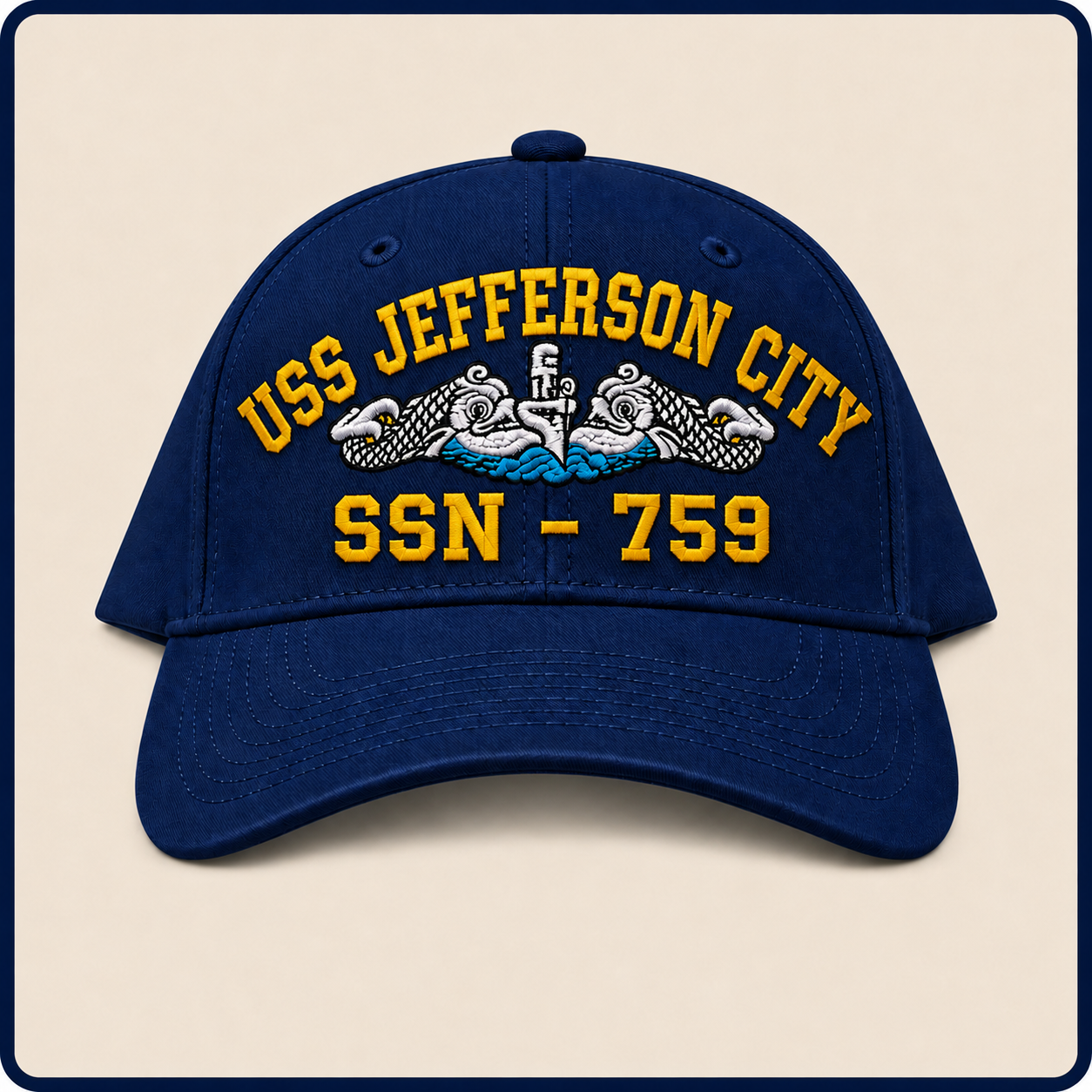 USS JEFFERSON CITY SSN-759 HAT approved boat mockup