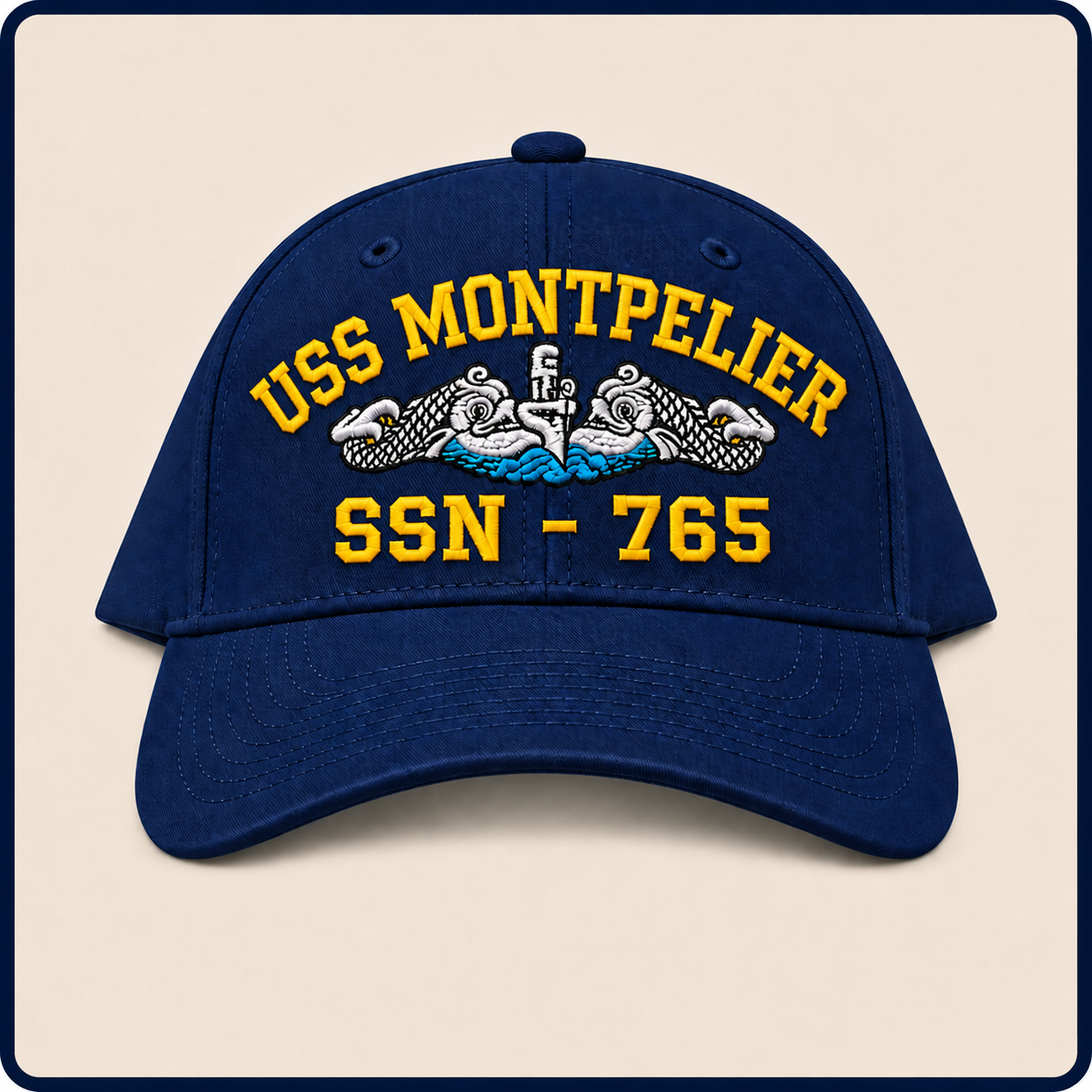 USS MONTPELIER SSN-765 HAT approved boat mockup
