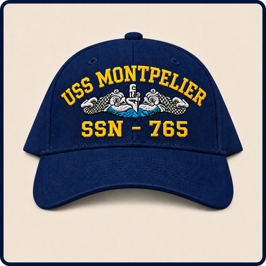 USS MONTPELIER SSN-765 HAT approved boat mockup