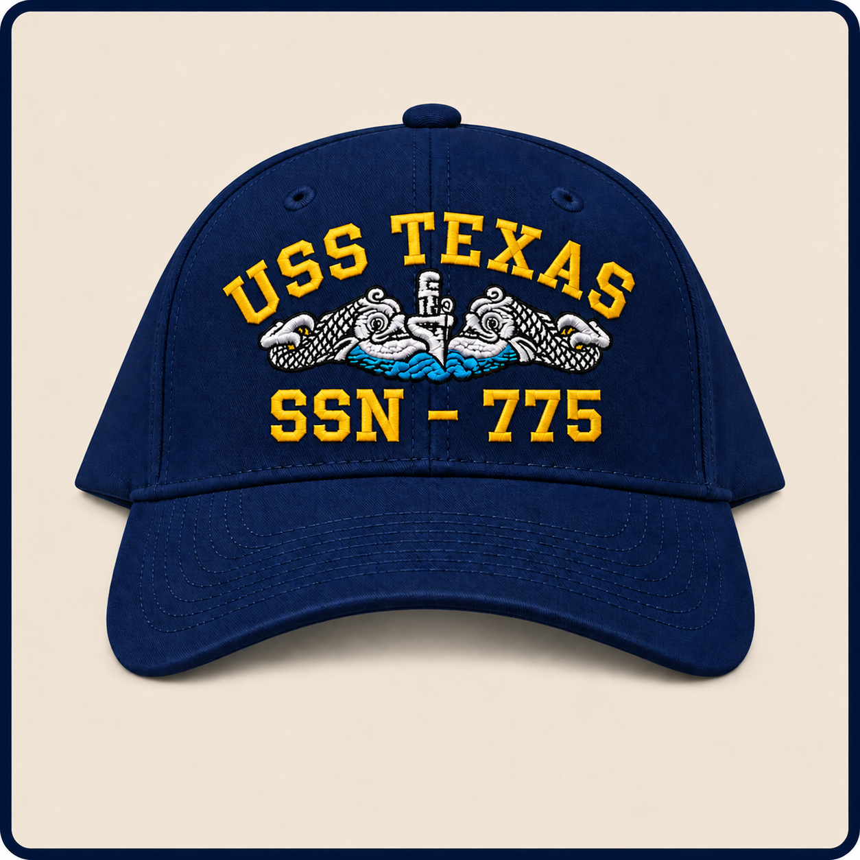 USS TEXAS SSN-775 HAT approved boat mockup