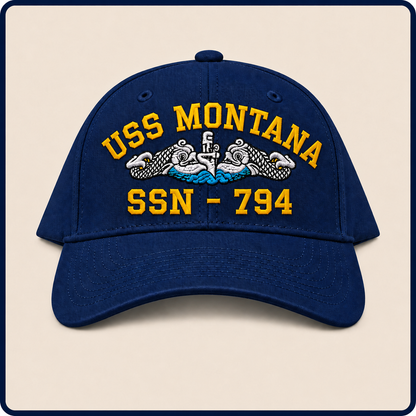 USS MONTANA SSN-794 HAT approved boat mockup