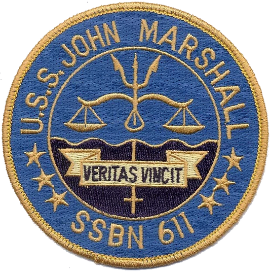 USS JOHN MARSHALL SSN 611 PATCH collection thumbnail