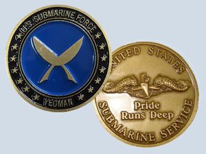 YN Rate Coin Yeoman Insignia Challenge Coin